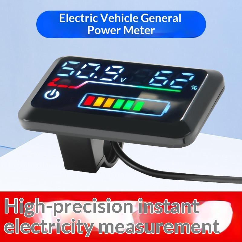 Energy Monitor Meter - Precisie-spanningsmeter Digitale batterijniveau-indicator 48V-72V: 1PC Power