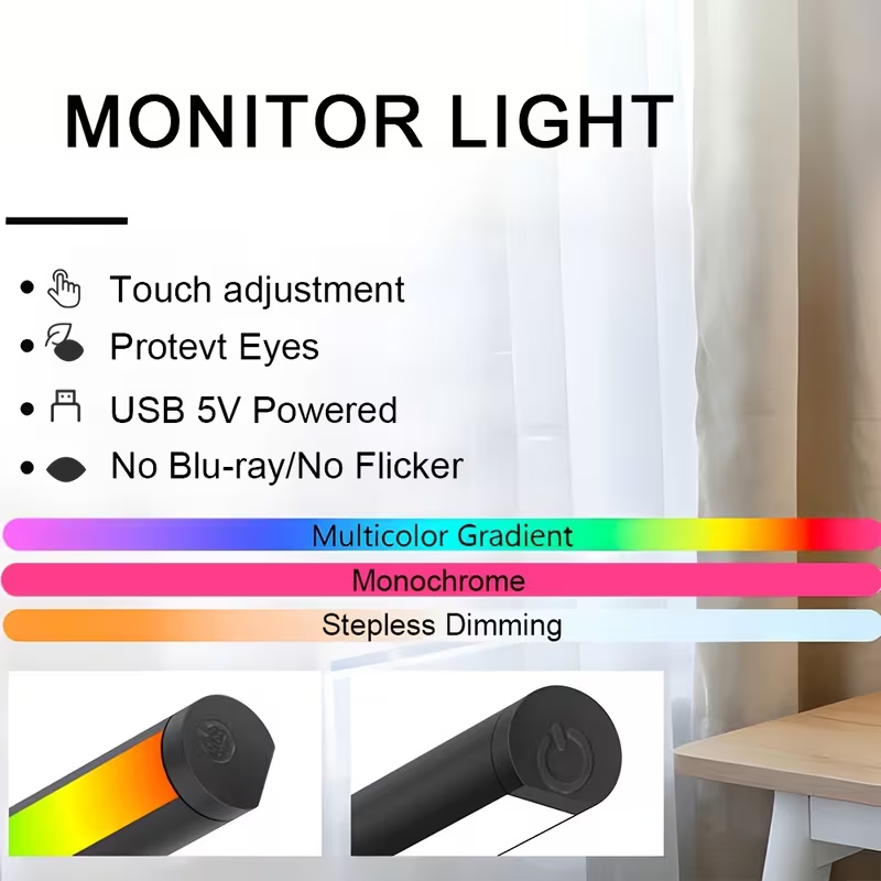 Computermonitor-lichtbalk voor - Energy Monitor Meter recensie en prijs