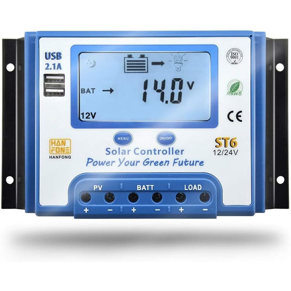 60A Solar Charge Controller 12 - Charge Controller Solar recensie en prijs