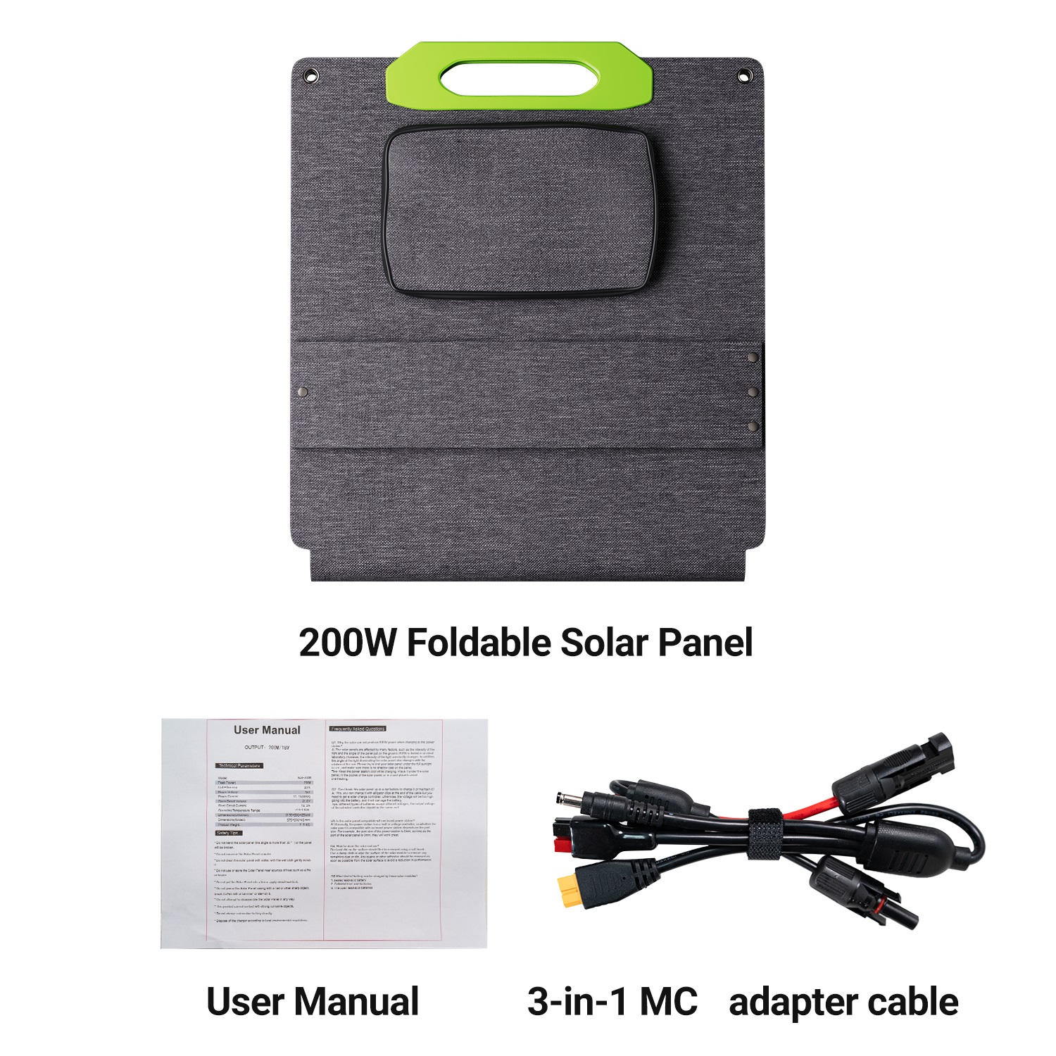 200W Opvouwbaar zonnepaneel |  - Solar Panel 200W recensie en prijs