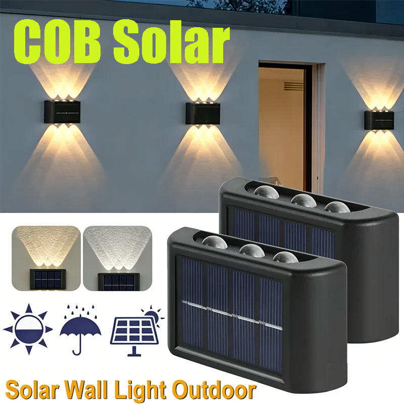COB Solar Wandlamp Buiten Wate - Solar Lamp recensie en prijs