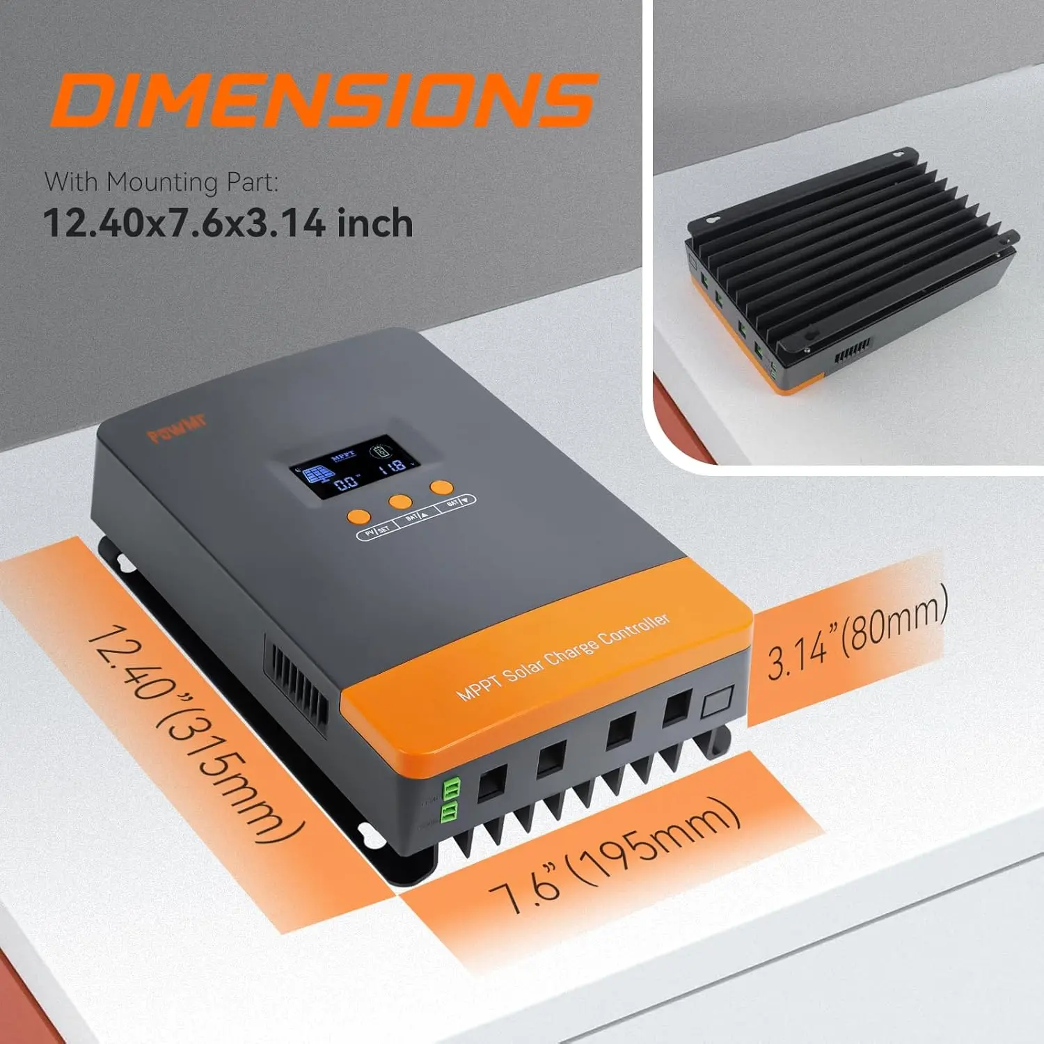 PowMr Hot Sale 12V 24V 48V Bat - Charge Controller Solar recensie en prijs