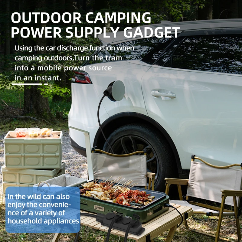 Draagbare 16A 4KW V2L-kabel el - Outdoor Power Station recensie en prijs